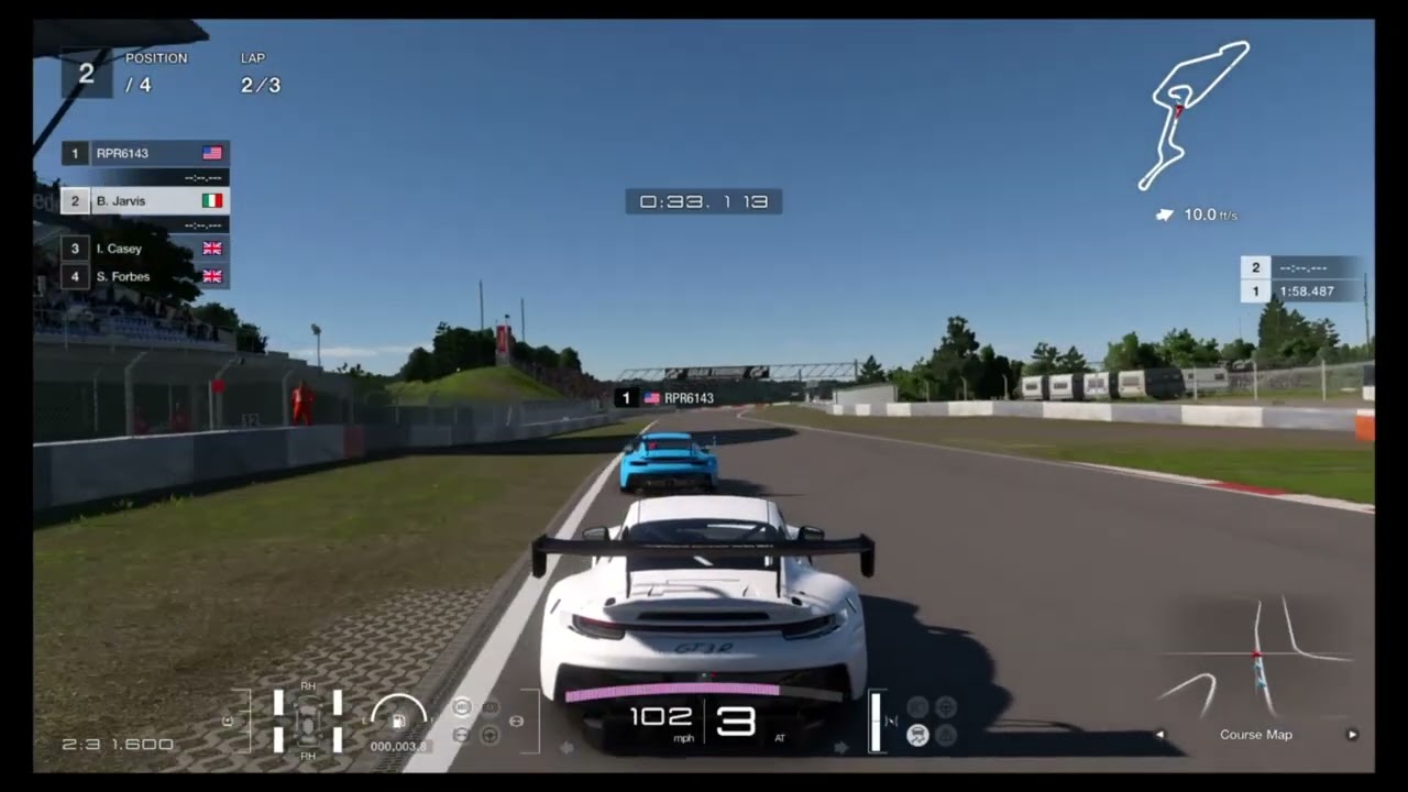 Gran Turismo 7 1.67 - Porsche 911 GT3 R (992) Base Model Gameplay (PS4)