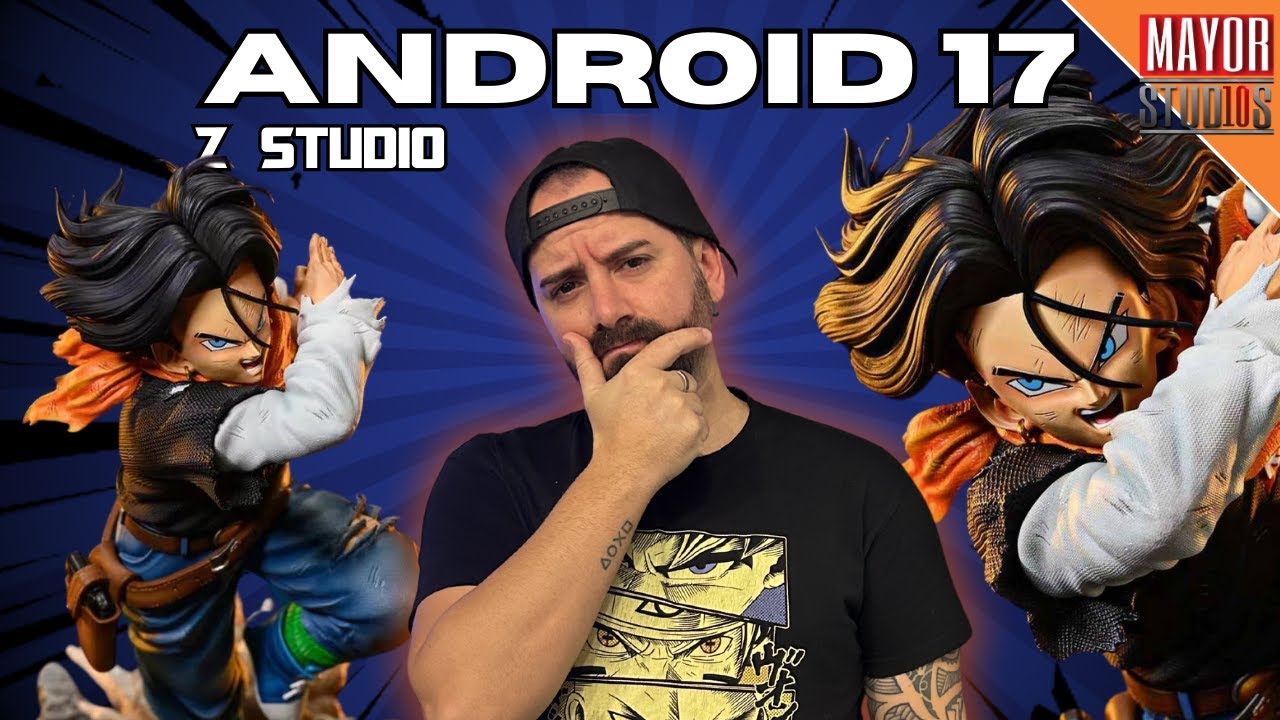 ANDROID 17 de Z STUDIO 1/6! Estatua de resina de Dragon Ball Z! Unboxing y review en español!