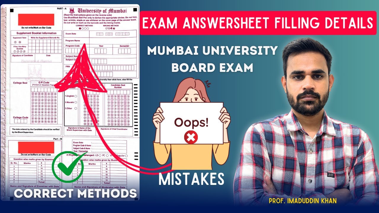 How to Fill Your Mumbai University Board Exam Answer Sheet: Step-by-Step Guide
