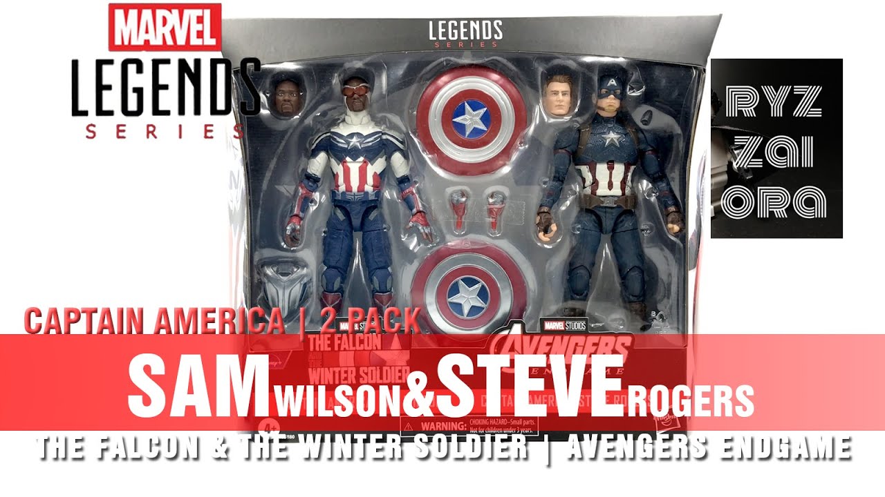 Marvel Legends | SAM WILSON & STEVE ROGERS CAPTAIN AMERICA 2 PACK | TF&TWS :: AEG | REVIEW