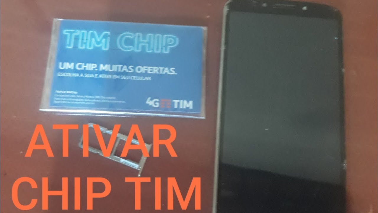 Como cadastrar o chip da Tim