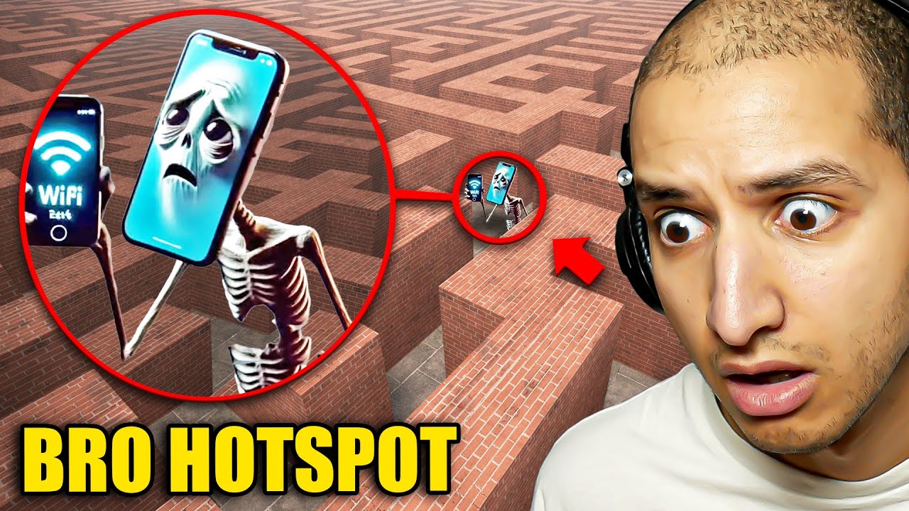 Застрял в ЛАБИРИНТЕ с BRO HOTSPOT...