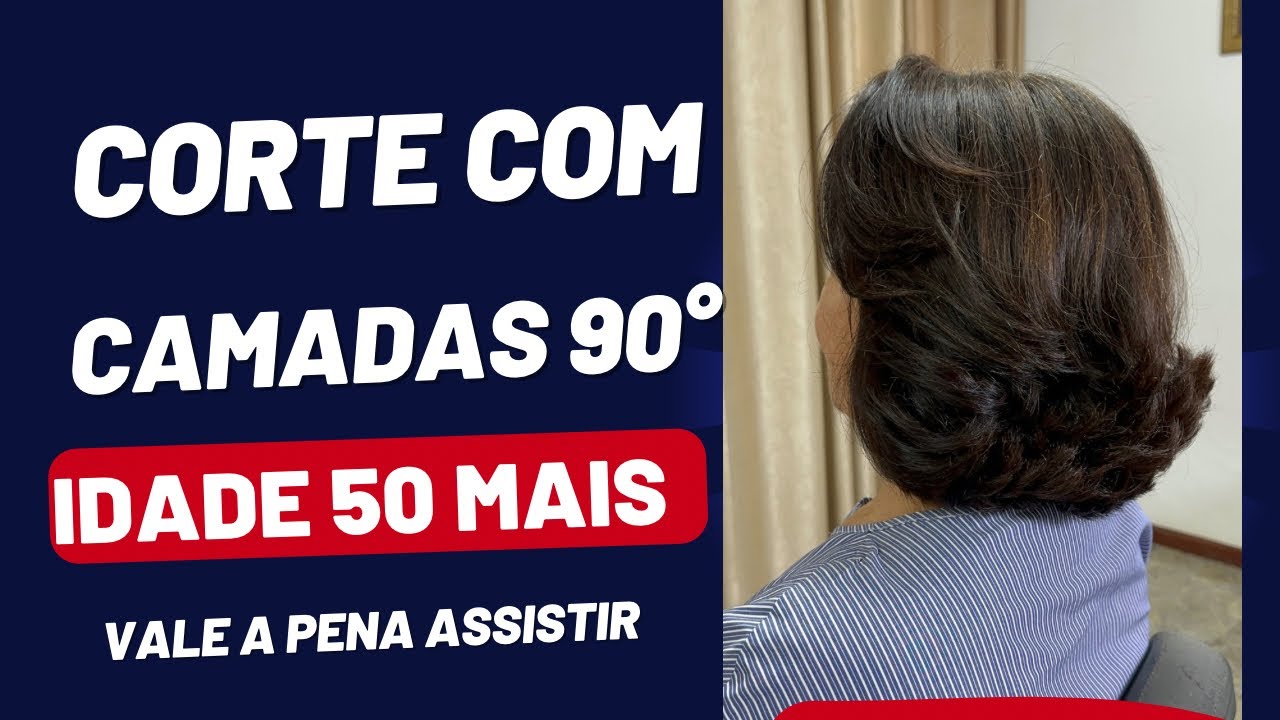 Como Cortar o Cabelo Em Camadas 90°