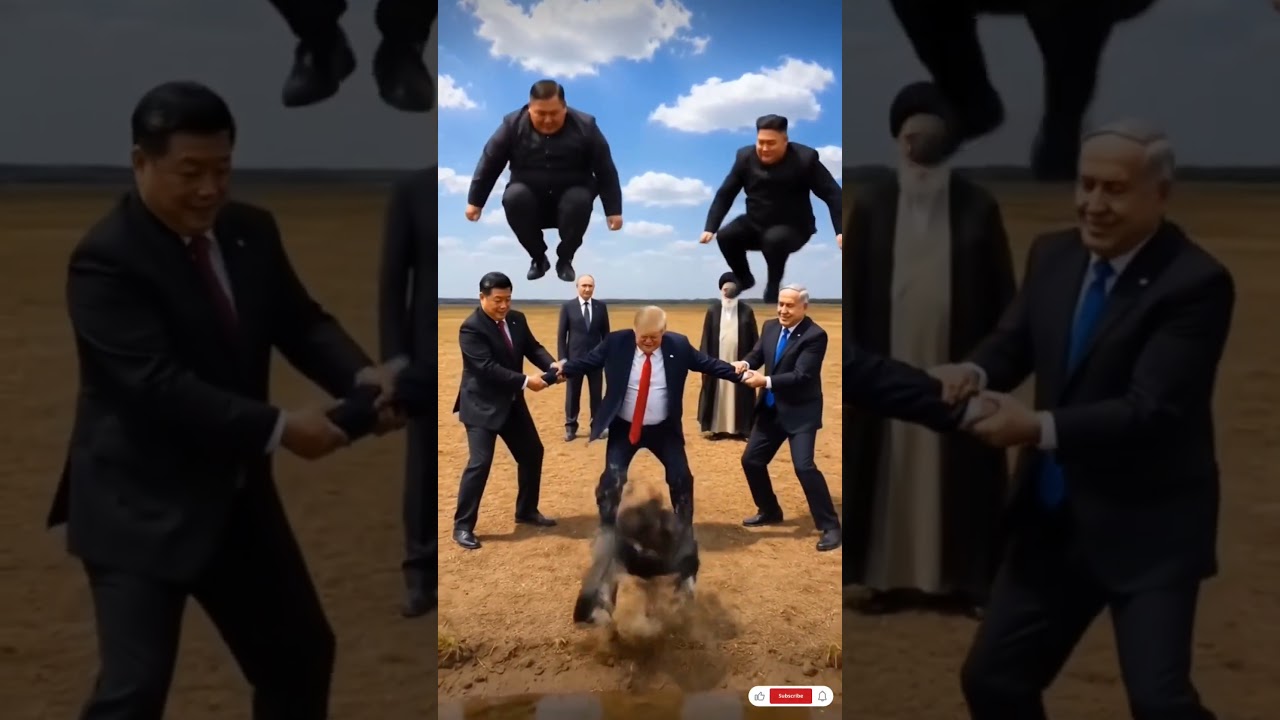 Trump Got Thrown Into The Water! (Ultimate Political Fail) 🏃&zwj;♂️💥 #shorts #funny  #comedy