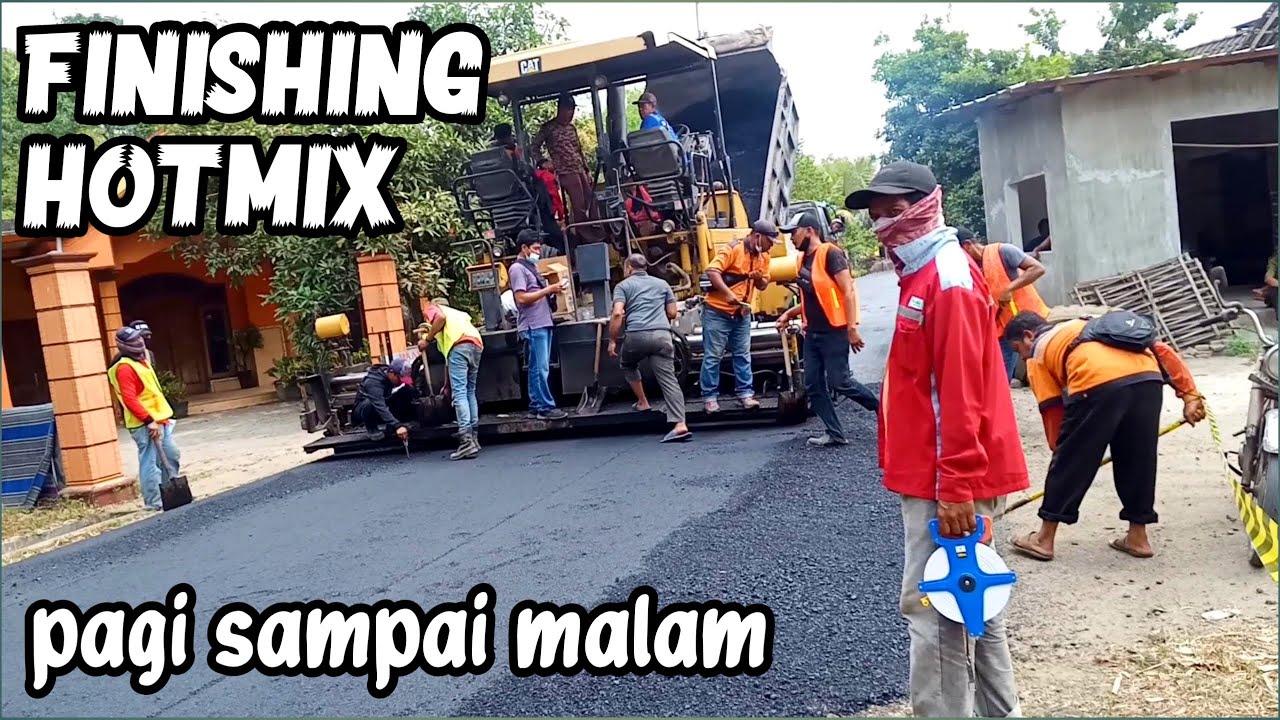ASPAL HOTMIX JALAN DESA.