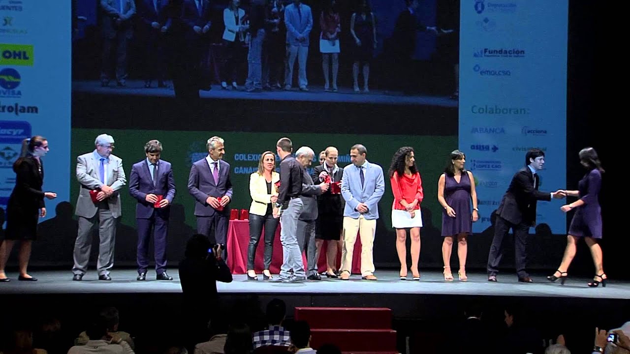 2015 Acto de entrega de medallas y recepción de nuevos colegiados. Colegio de Caminos de Galicia
