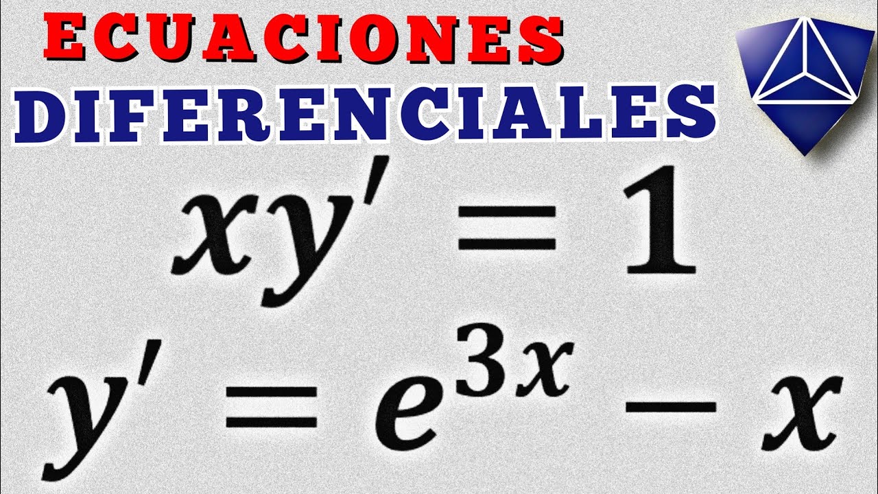 Hallar la solución general de las ecuaciones diferenciales.