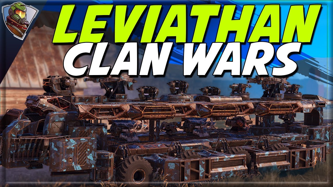 Leviathan Clan Wars is a mess but super FUN Crossout Clan wars - GAZE vs ROAM, T1BR & AZUL