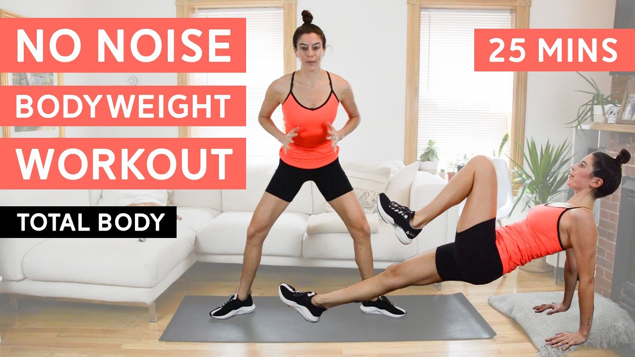 Quiet Home Workout (Bodyweight Only, 25 Mins)