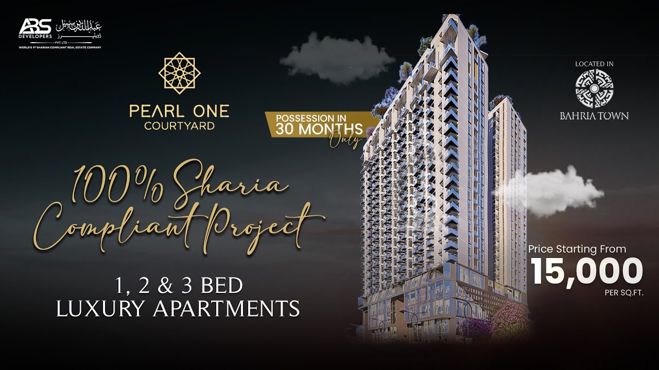 Pearl One Courtyard | Bahria Town Lahore | Luxury Apartments | BlueProperties.com