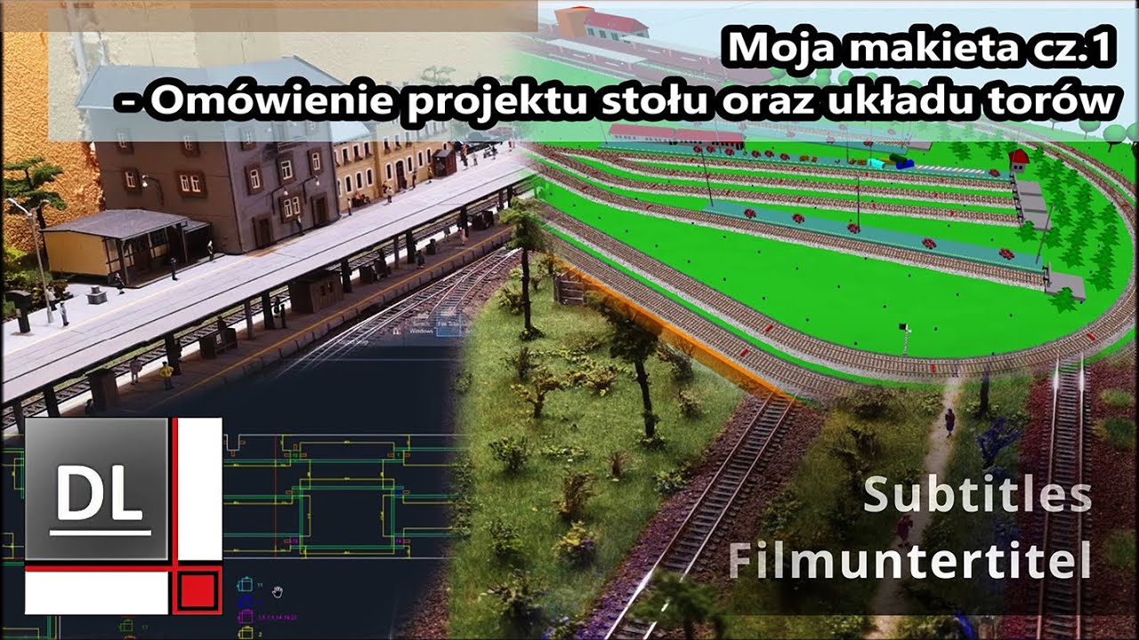 Omówienie projektu i układu torów - Moja makieta cz.1 #Makieta #Piko #H0 #DCC #PKP
