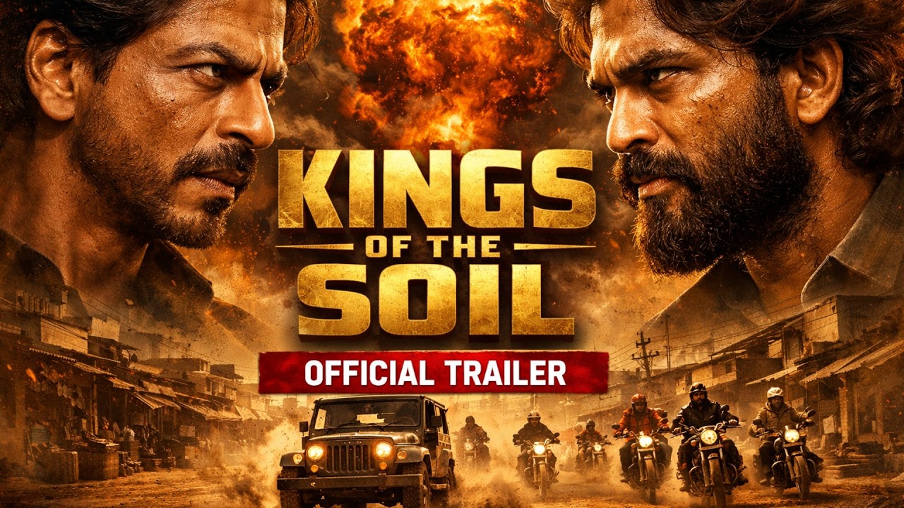 SHAH RUKH KHAN X ALLU ARJUN KINGS OF THE SOIL 2026 First Look  Trailer कििंग्स ऑफ द सॉइल ट्रेलर