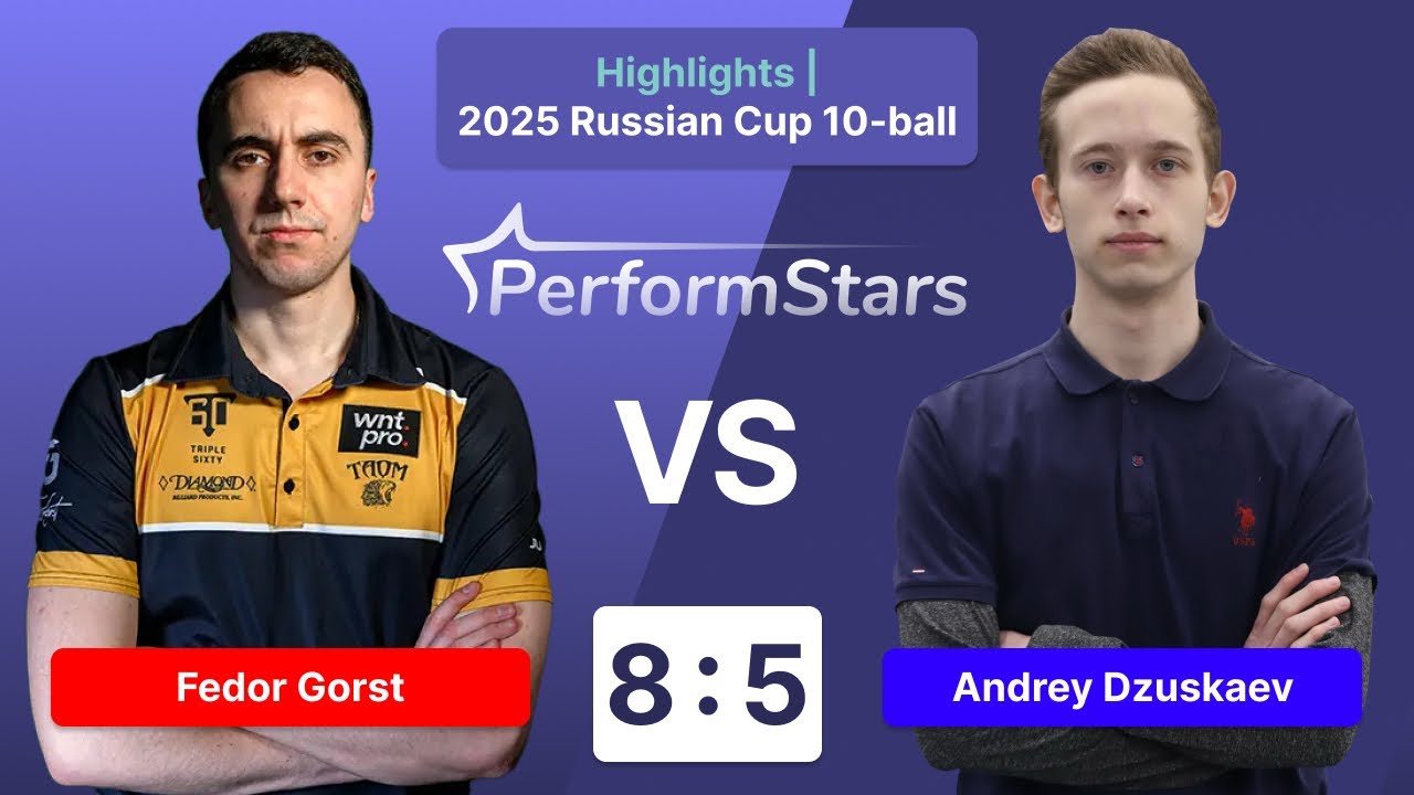Pool Highlights | Fedor Gorst vs Аndrey Dzuskaev | 2025 Russian Cup 10-ball