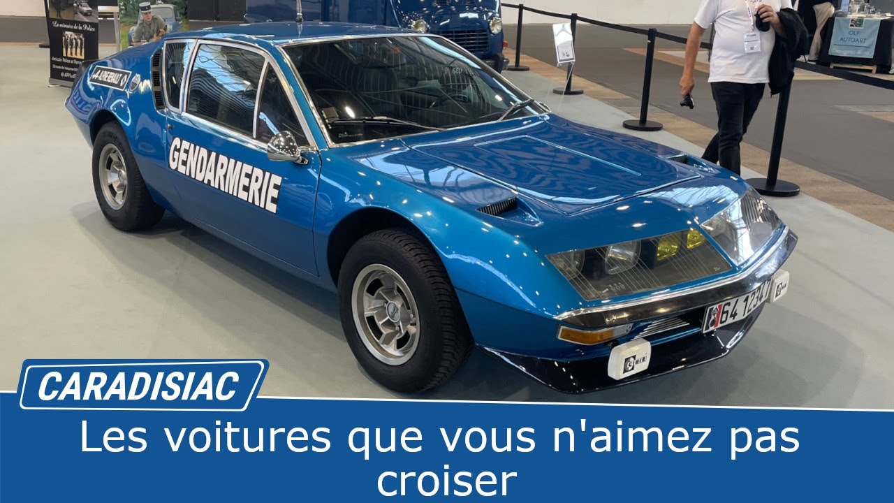 Les voitures emblématiques de la Police et de la Gendarmerie