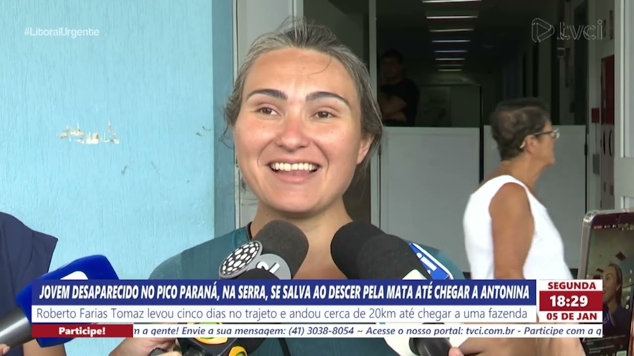 JOVEM DESAPARECIDO NO PICO PARANÁ, NA SERRA, SE SALVA AO DESCER PELA MATA ATÉ CHEGAR A ANTONINA