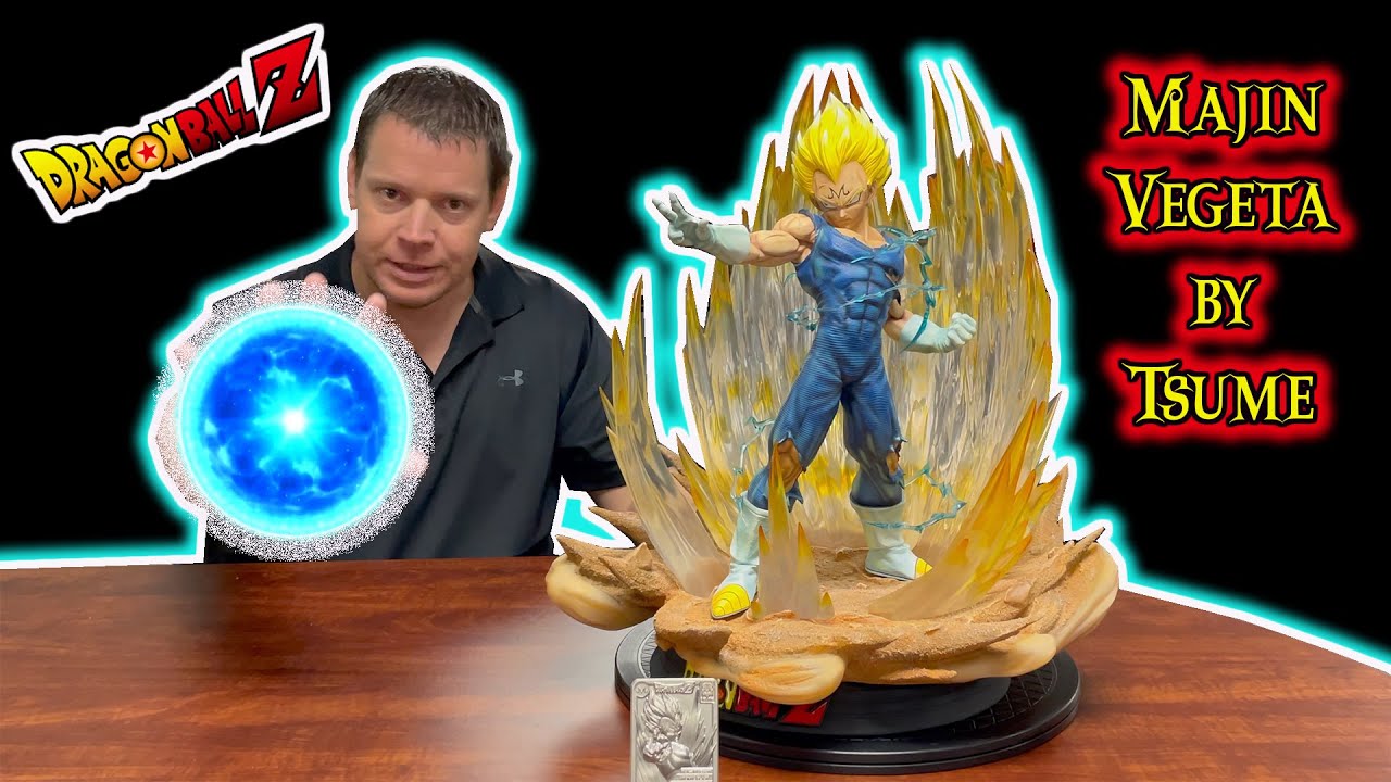 DRAGON BALL Z Statue Review! Majin VEGETA HQS by Tsume
