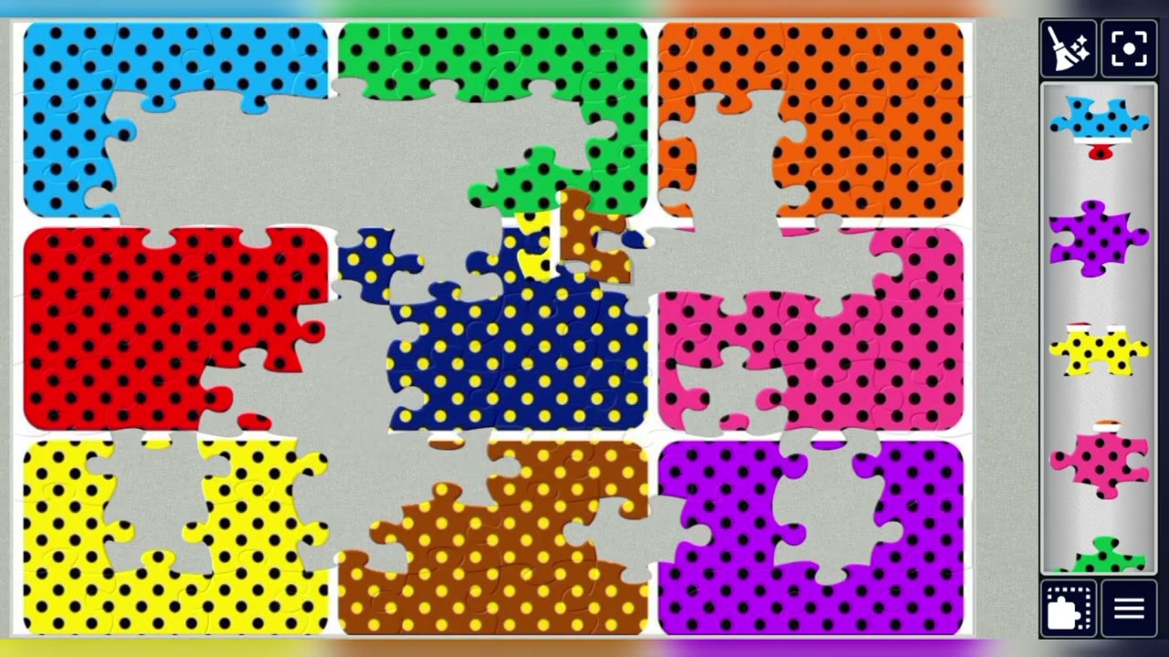 Colorful Spot Pattern Collection🌈🟥🟧🟨🟩🧩 joyful puzzle 🧩//@jigsawpuzzle45 