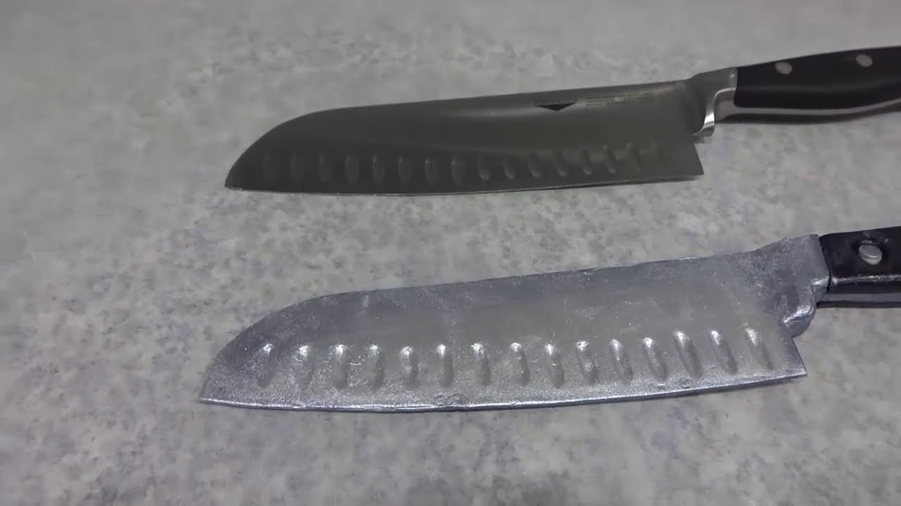 SANTOKU KNIFE MADE IN SUGAR PASTE