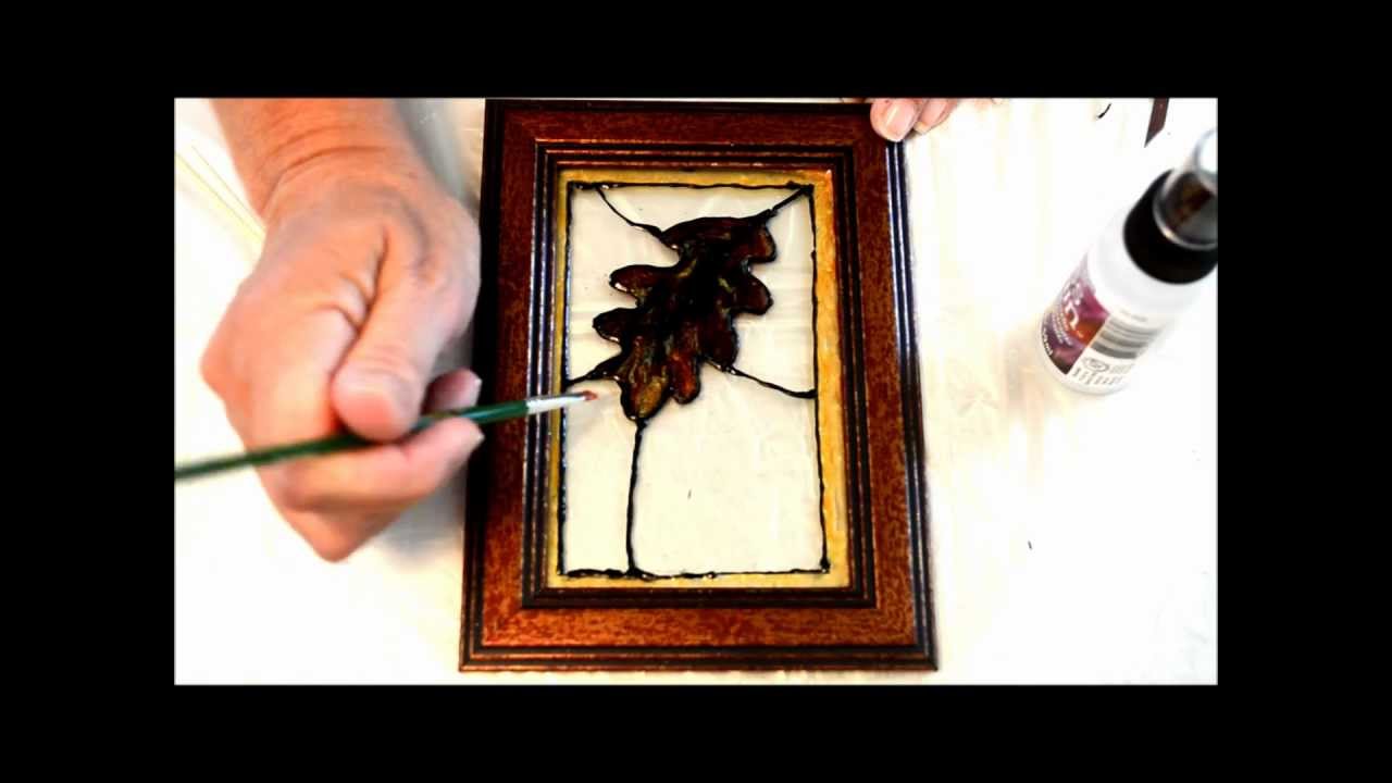 Faux Stained Glass Window