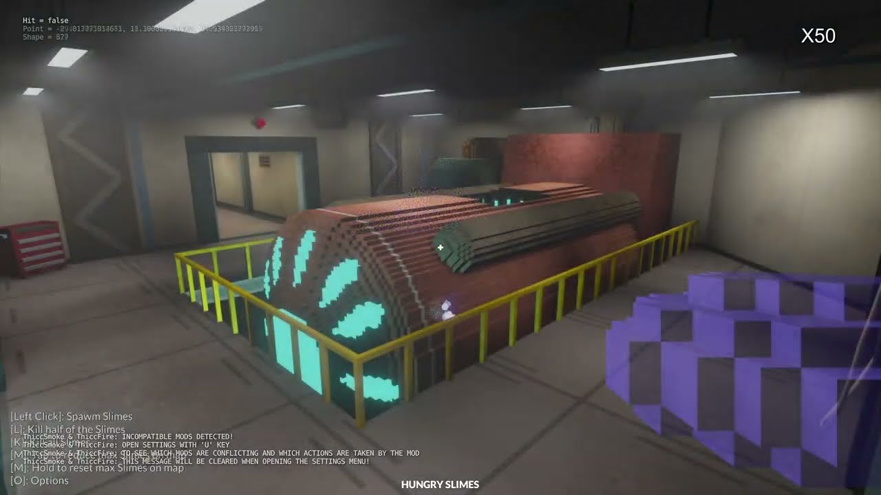 Among us Map vs hungry Slime / Teardown
