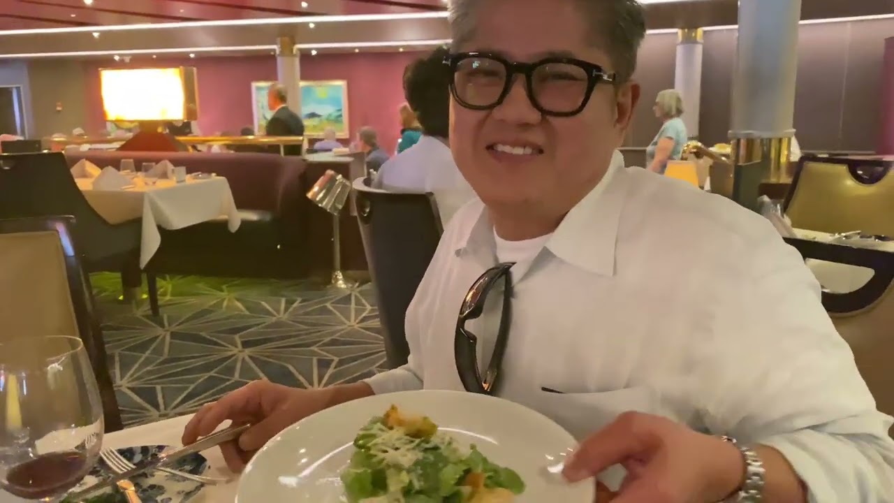 Holland America Zuiderdam Embarkation Dinner In The Dining Room February 15th 2026
