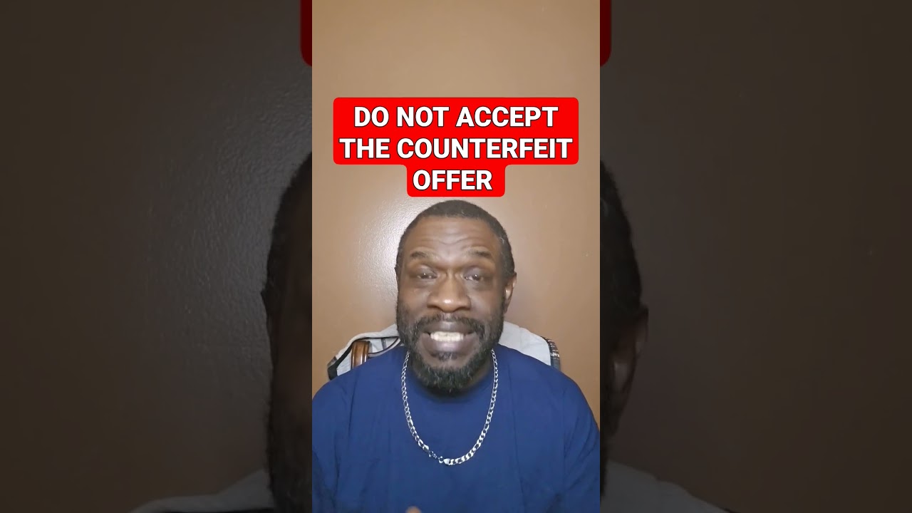 DO NOT ACCEPT THE COUNTERFEIT OFFER #waitongod #trustgod #faith #god #bible #jesus #getrightwithgod