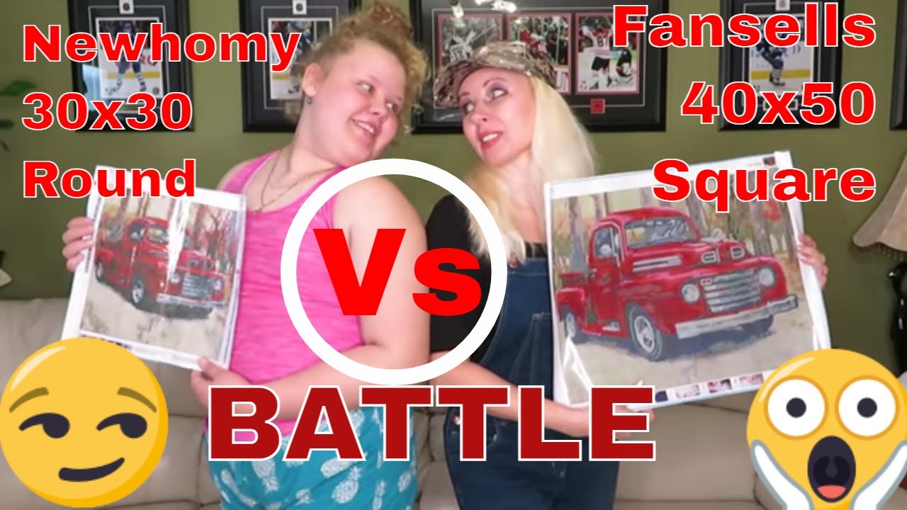 Fansells Vs Newhomy Diamond Painting CHALLENGE!