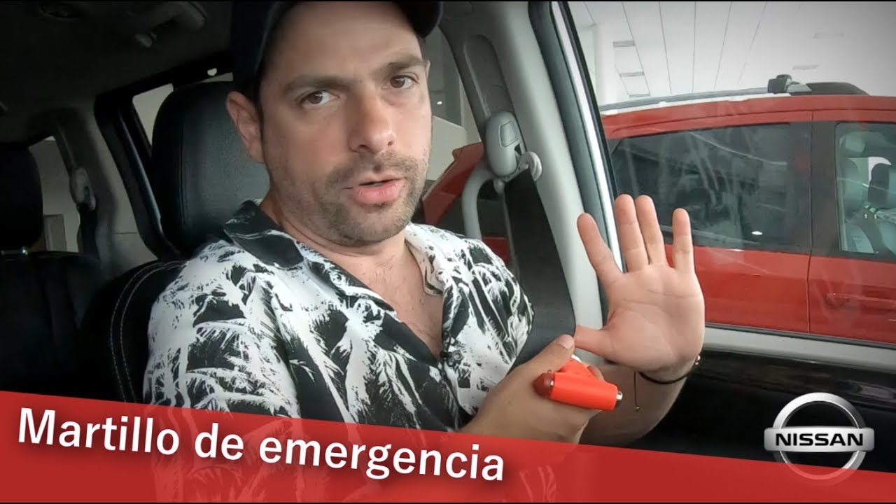 ¿Cómo usar el martillo de emergencia?