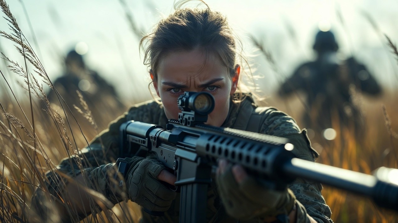SEALs Spotted Enemies Far Out — Then She Rose From Tall Grass With Auto Sniper || Emotional Stories