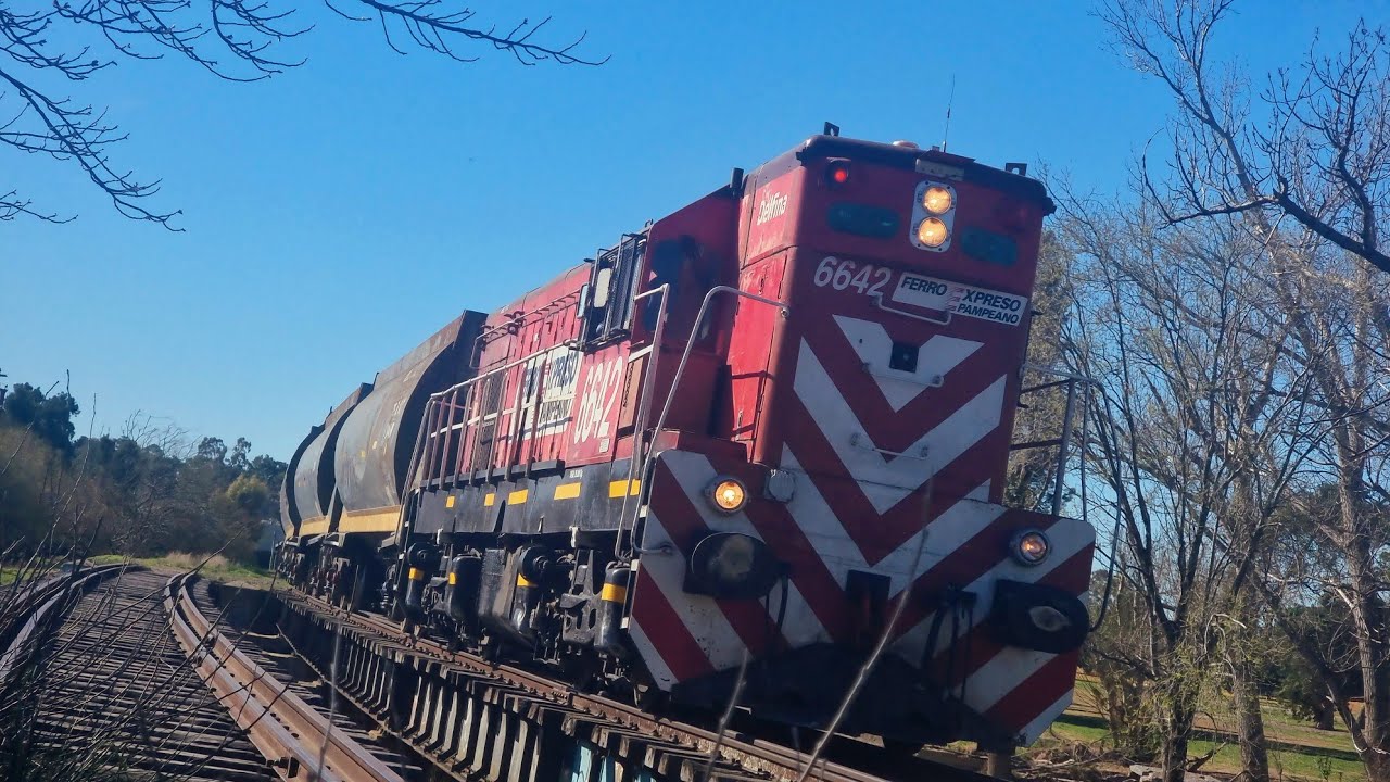 👉⚠️ Tren de Fepsa por PRECAUCIÓN de Vía Lamadrid sobre Canal Maldonado en Bahía Blanca. 🔴 25/08/25.