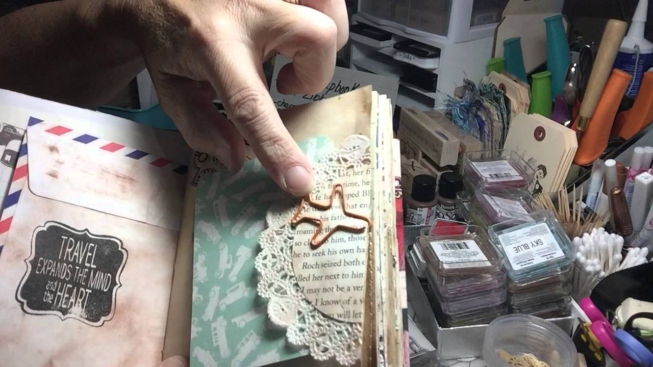 Mini Envelope Travel Junk Journal #lovesummerart