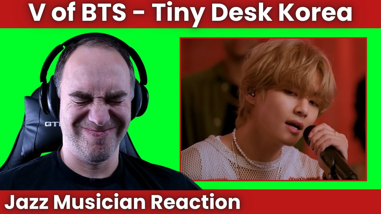 That Was NASTY!!!  - V of BTS Reaction - Tiny Desk Korea