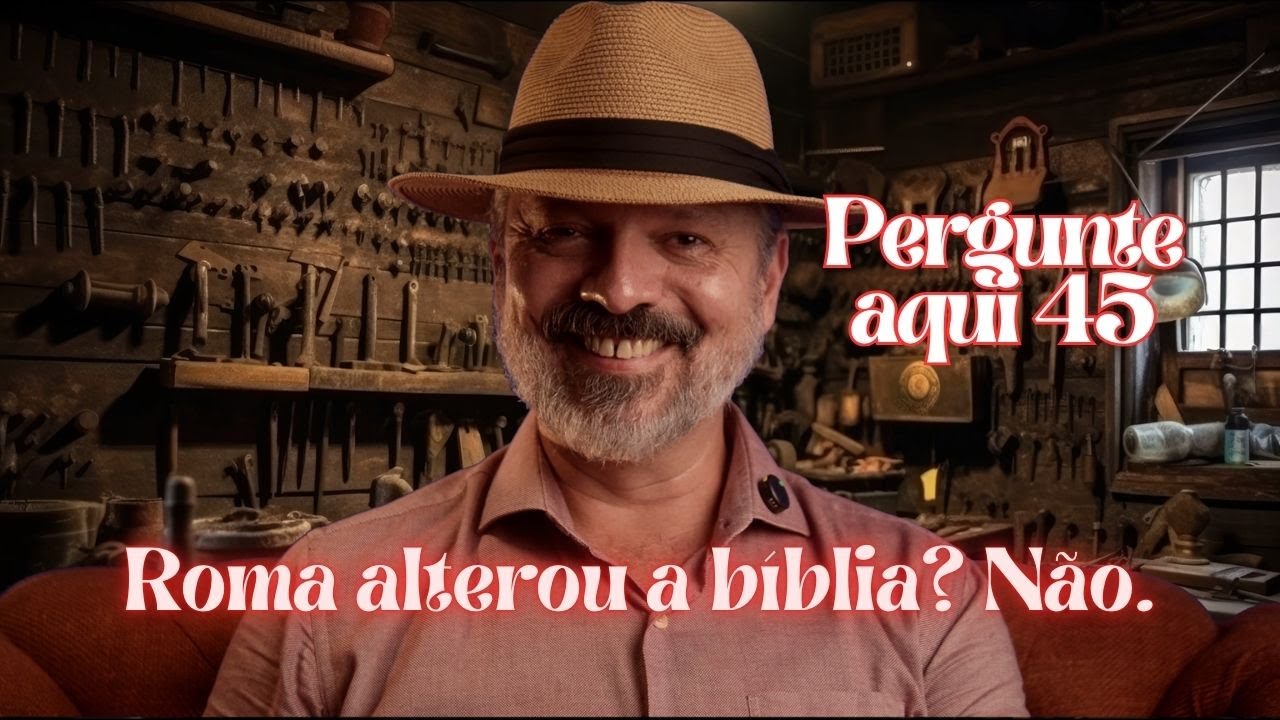 Roma não modificou a Bíblia. História da Igreja. Pastor na Bíblia. Estudo bíblico. Pergunte Aqui 45.