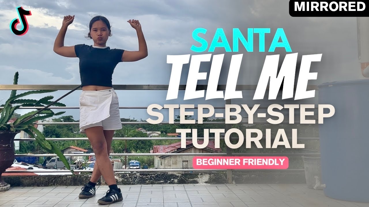 Santa Tell Me TikTok STEP BY STEP Dance Tutorial (Explained) | Easy to Follow for Beginners