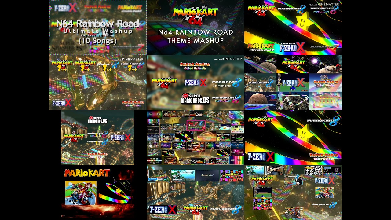 N64 Rainbow Road Mashup Mashup (Christmas Special)