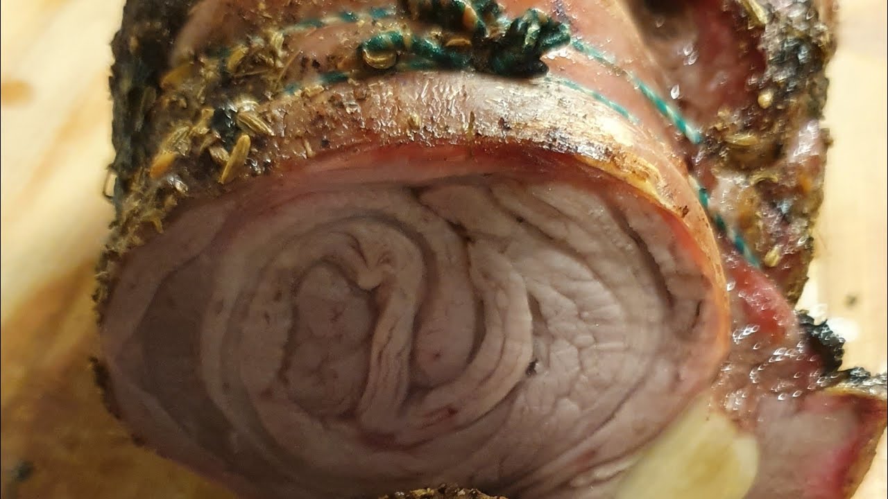Herb & Garlic Infused Lamb Roll - Steven Heap
