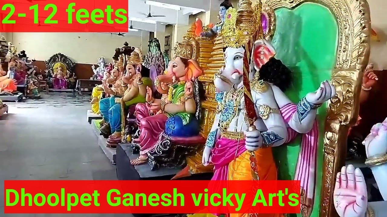 Dhoolpet Ganesh 2022 || Ganesh vicky Art's Vlog 3|| Hyderabad