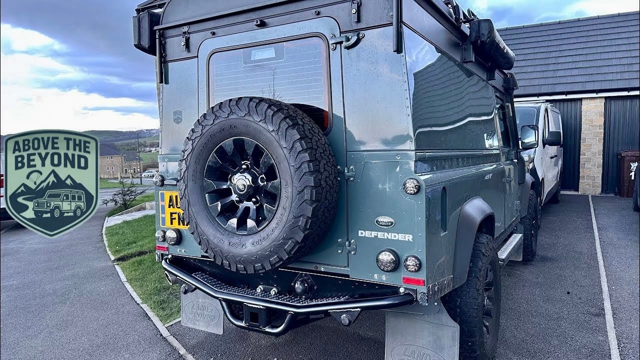 Defender Puma 110, NAS Step installation.