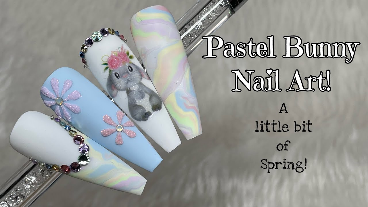 Bunny Nails! | Nail Sugar | Madam Glam | Crystal Parade
