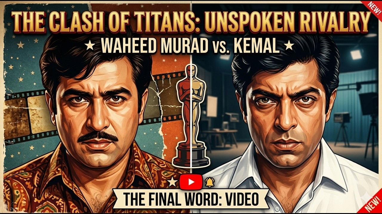 Waheed Murad vs Syed Kemal - the Unspoken rivalry #nostalgia #waheedmurad #respect #karachi #films
