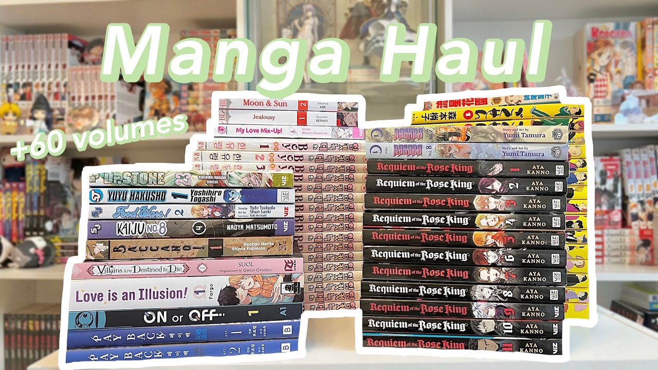 Manga Haul & Unboxing 📚 || October (60+ Volumes)