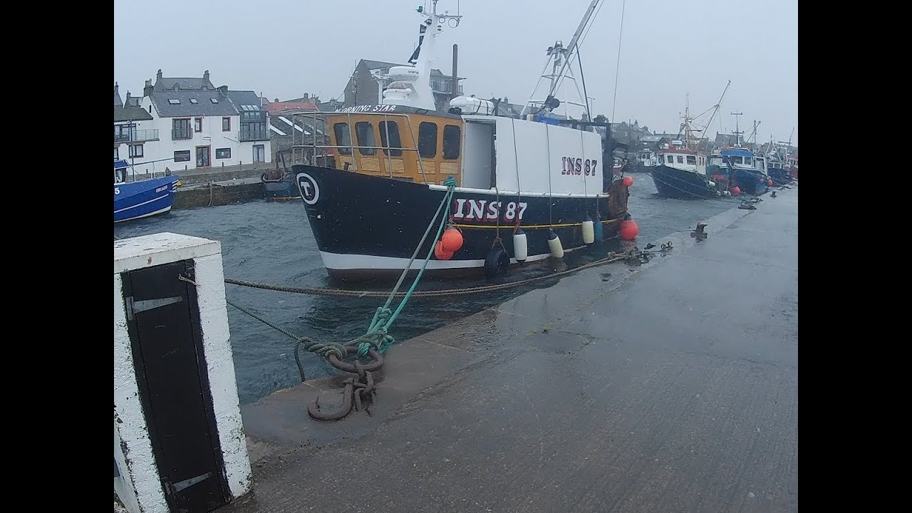 A Stormy Tour of Burghead Harbour - Scottish Tours