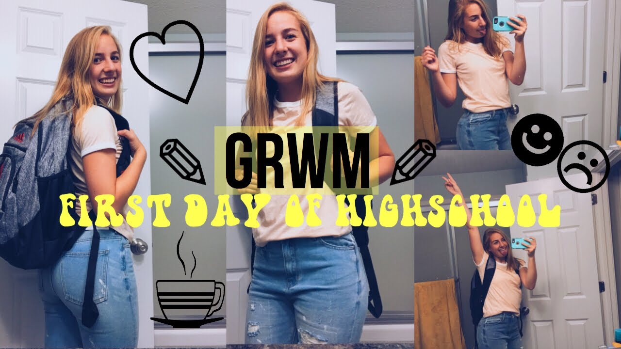 GRWM first day of freshman year