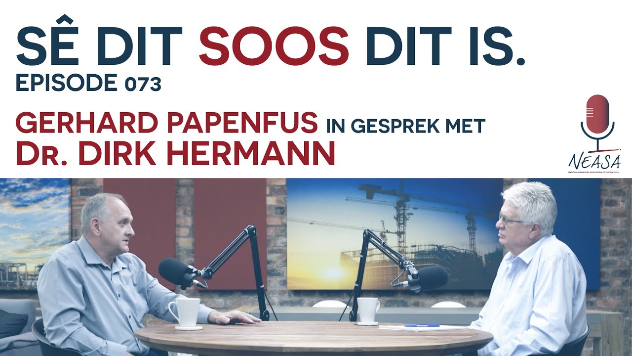 SÊ DIT SOOS DIT IS: Episode 073 - Dr. Dirk Hermann