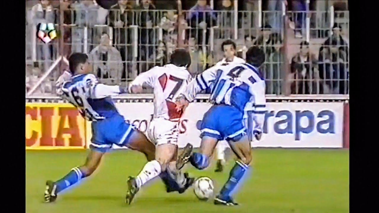 Rayo Vallecano 0 - Deportivo de la Coruña 0. Temporada 1993/94.