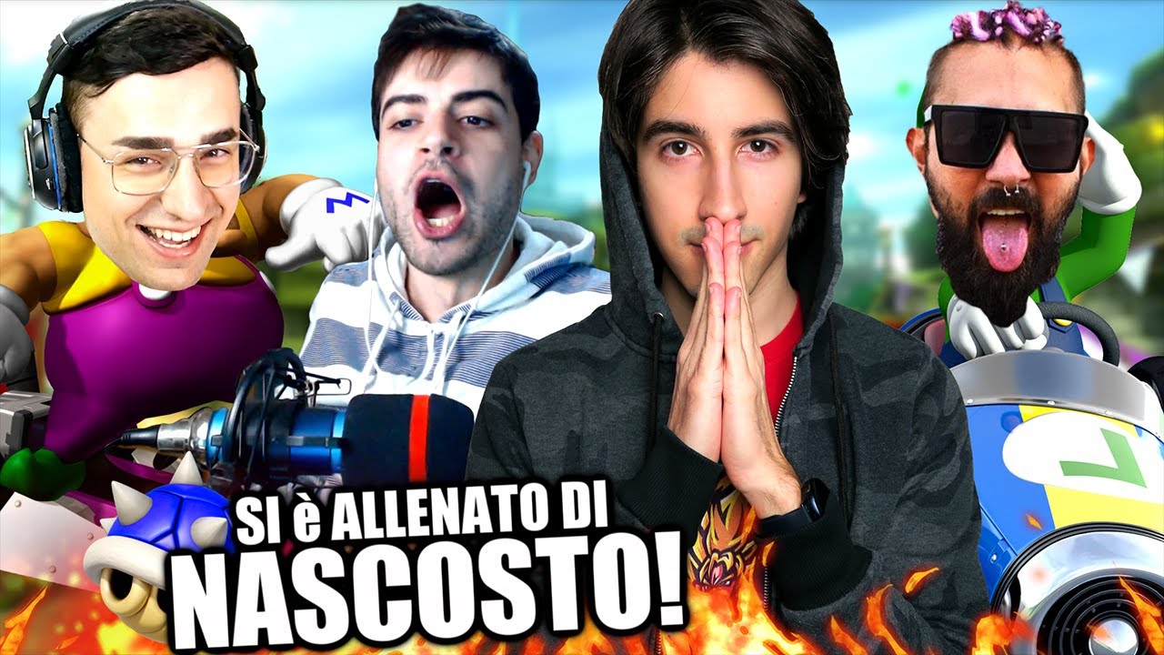 TUTTA la VERITA': UNO di NOI si è ALLENATO di NASCOSTO... 😱 Mario Kart 8 Deluxe Gameplay ITA