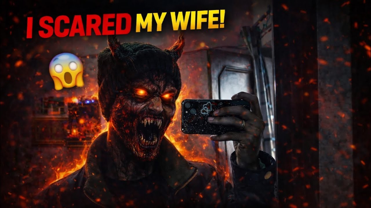 I scared my wife 