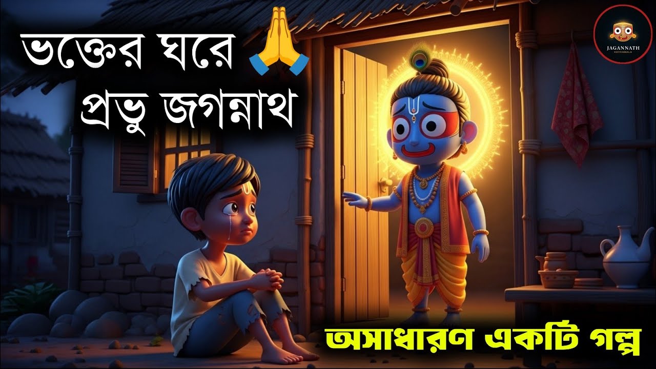 যাকে মন্দিরে ঢুকতে দেওয়া হয়নি, তার ঘরেই এলেন প্রভু জগন্নাথ 🙏🪔| Bhakti Story | জগন্নাথ কথামালা 