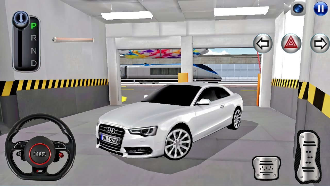 New Sedan Car Audi A5 in Parking Building-3D Driving Class Simulator-Best Android gameplay #cargame