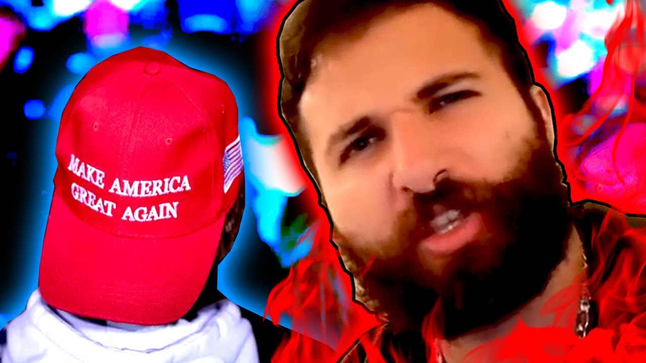 BONKERS TANKIE Haz takes MAGA COMMUNISM to a TRUMP RALLY (Elites and Globalists and Bankers, OH MY!)